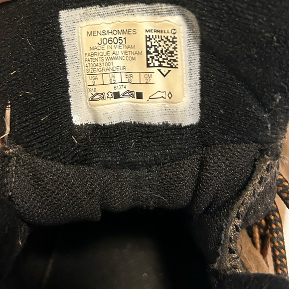 Men’s Merrell hiking boot. size 9. - Picture 5 of 8